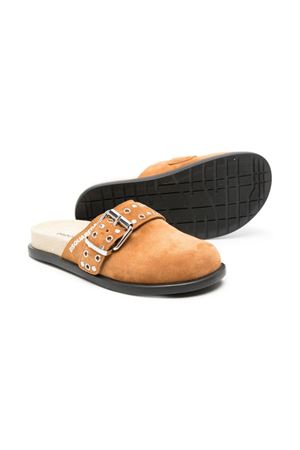 Brown Leather Sabot DSQUARED KIDS | 7772301